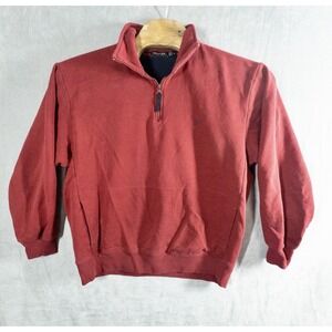 Nautica Mens XL Qtr Zip Pullover Preppy‎ Office Casual
